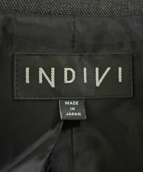 INDIVI（インディヴィ）ノーカラージャケット グレー サイズ:13(XL位) レディース/2200682492171