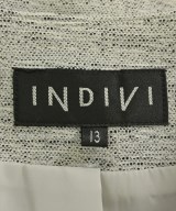 INDIVI（インディヴィ）ノーカラージャケット グレー サイズ:13(XL位) レディース/2200682492195