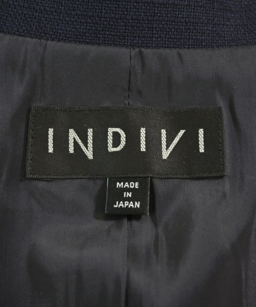 INDIVI（インディヴィ）テーラードジャケット 紺 サイズ:13(XL位) レディース/2200682492218