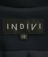 INDIVI（インディヴィ）ノーカラージャケット 紺 サイズ:13(XL位) レディース/2200682492256