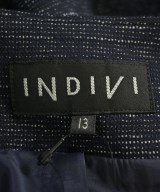 INDIVI（インディヴィ）ノーカラージャケット 紺 サイズ:13(XL位) レディース/2200682492263