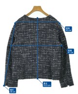 INDIVI（インディヴィ）ノーカラージャケット 紺 サイズ:13(XL位) レディース/2200682492270