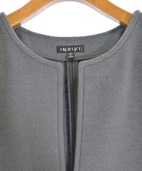 INDIVI（インディヴィ）ワンピース グレー サイズ:13(XL位) レディース/2200683476118