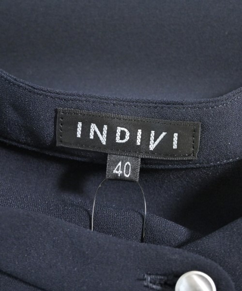 INDIVI（インディヴィ）ブラウス 紺 サイズ:40(L位) レディース/2200683476194