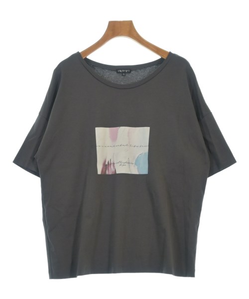 INDIVI(インディヴィ)Tシャツ・カットソー グレー サイズ:13(XL位)/2200686705048