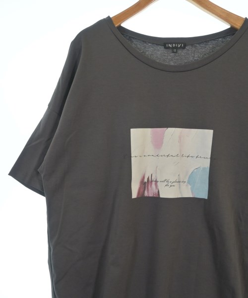 INDIVI（インディヴィ）Tシャツ・カットソー グレー サイズ:13(XL位) レディース/2200686705048