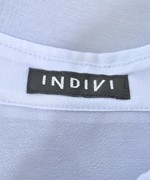 INDIVI（インディヴィ）カジュアルシャツ 青 サイズ:13(XL位) レディース/2200686705055