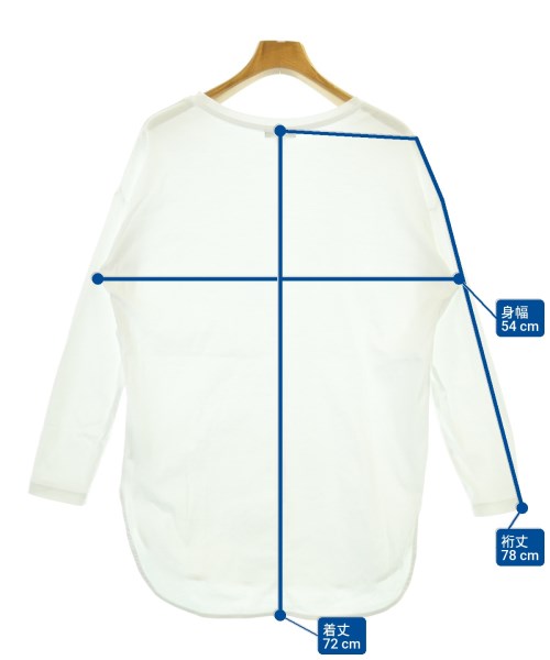 INDIVI（インディヴィ）Tシャツ・カットソー 白 サイズ:34(XS位) レディース/2200689163036