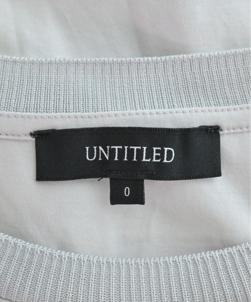 UNTITLED（アンタイトル）Tシャツ・カットソー 白 サイズ:0(XS位) レディース/2200474818301