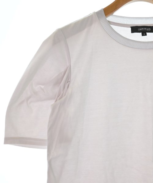 UNTITLED（アンタイトル）Tシャツ・カットソー 白 サイズ:0(XS位) レディース/2200474818301