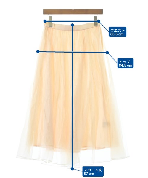 UNTITLED（アンタイトル）ロング・マキシ丈スカート ピンク サイズ:2(M位) レディース/2200633299156