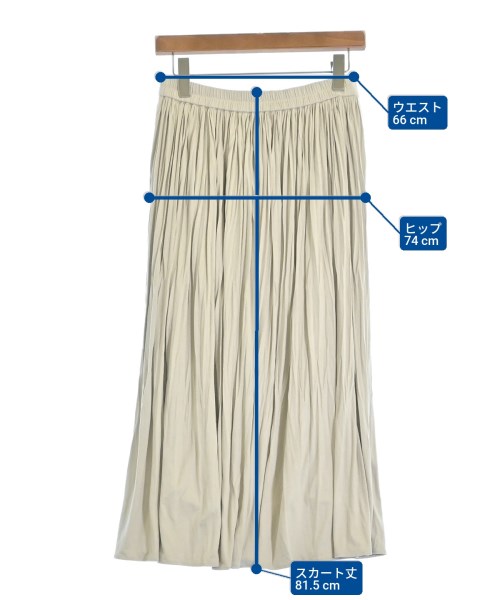 UNTITLED（アンタイトル）ロング・マキシ丈スカート ベージュ サイズ:2(M位) レディース/2200633299248