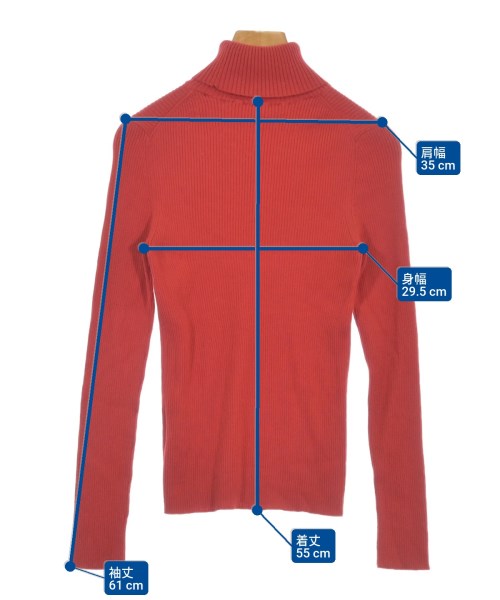 UNTITLED（アンタイトル）ニット・セーター 赤 サイズ:2(M位) レディース/2200633299330