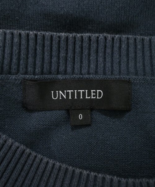 UNTITLED（アンタイトル）ニット・セーター 紺 サイズ:0(XS位) レディース/2200633299408