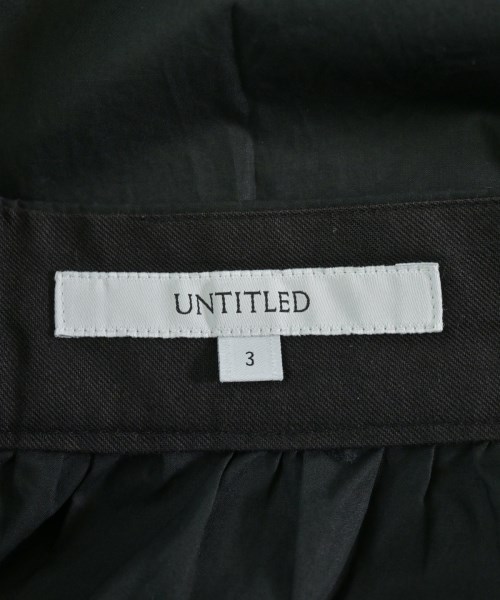 UNTITLED（アンタイトル）ロング・マキシ丈スカート 黒 サイズ:3(L位) レディース/2200617816010