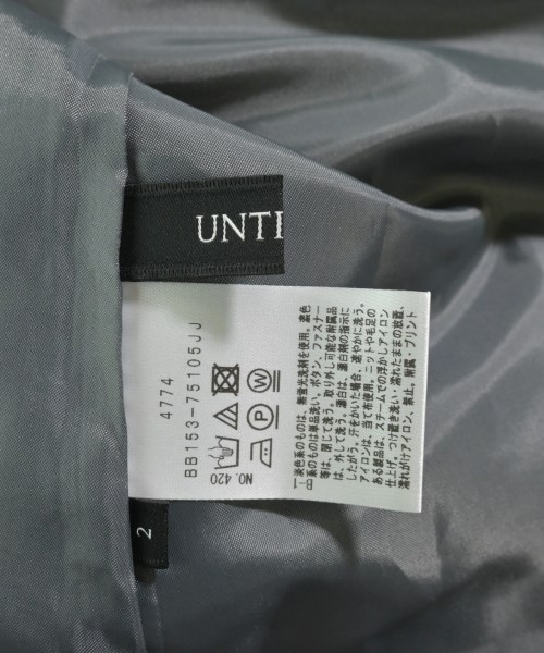 UNTITLED（アンタイトル）ロング・マキシ丈スカート グレー サイズ:2(M位) レディース/2200619116064