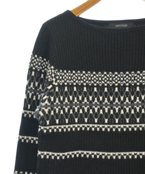 UNTITLED（アンタイトル）ニット・セーター 黒 サイズ:-(M位) レディース/2200619116088