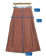 UNTITLED（アンタイトル）ロング・マキシ丈スカート 赤 サイズ:3(L位) レディース/2200619116095