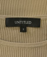 UNTITLED（アンタイトル）ニット・セーター ベージュ サイズ:2(M位) レディース/2200629914087