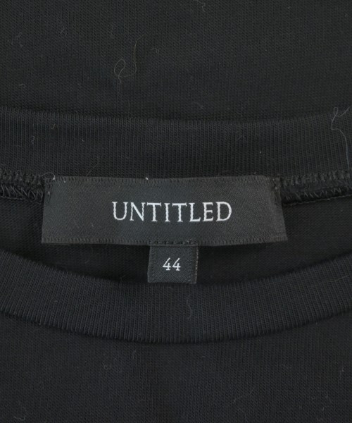 UNTITLED（アンタイトル）Tシャツ・カットソー 黒 サイズ:44(XL位) レディース/2200623309056