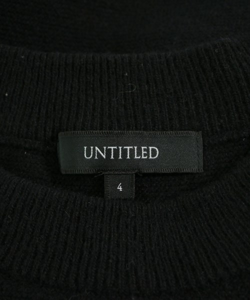 UNTITLED（アンタイトル）ワンピース 黒 サイズ:4(L位) レディース/2200635651013