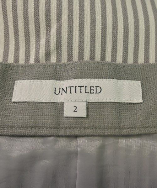 UNTITLED（アンタイトル）ひざ丈スカート 白 サイズ:2(M位) レディース/2200619091026