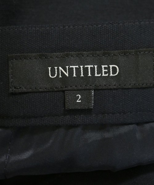 UNTITLED（アンタイトル）スラックス 紺 サイズ:2(M位) レディース/2200636904163