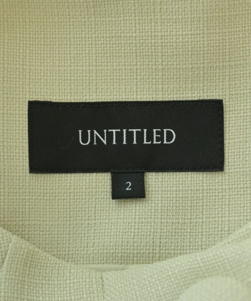 UNTITLED（アンタイトル）カジュアルジャケット 緑 サイズ:2(M位) レディース/2200619484057