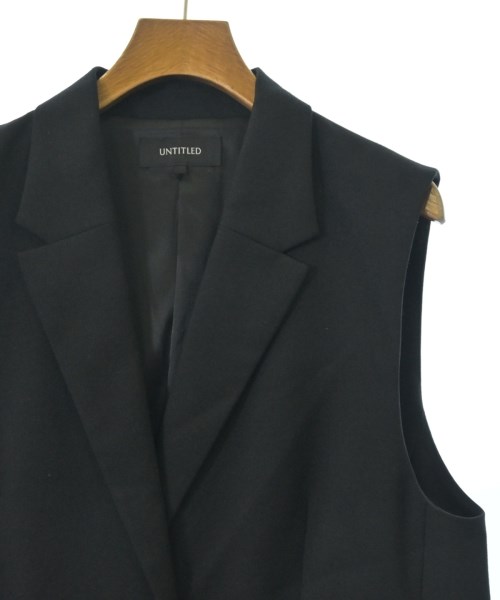 UNTITLED（アンタイトル）カジュアルジャケット 黒 サイズ:M レディース/2200622417028