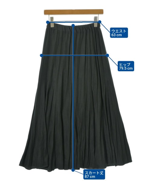 UNTITLED（アンタイトル）ロング・マキシ丈スカート グレー サイズ:1(S位) レディース/2200622417035