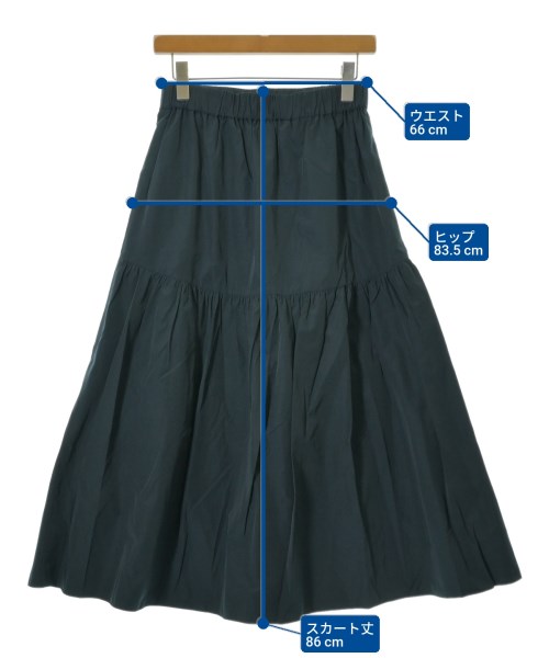 UNTITLED（アンタイトル）ロング・マキシ丈スカート 紺 サイズ:2(M位) レディース/2200622417042