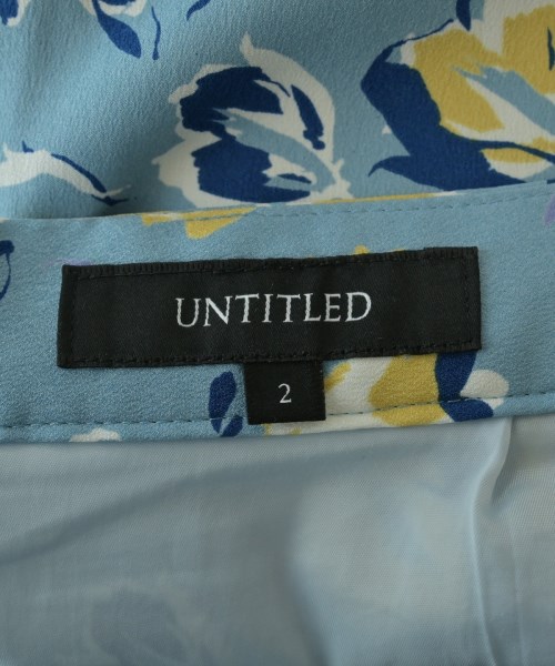 UNTITLED（アンタイトル）ロング・マキシ丈スカート 青 サイズ:2(M位) レディース/2200622417059