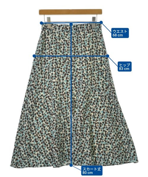 UNTITLED（アンタイトル）ロング・マキシ丈スカート 白 サイズ:M レディース/2200622417066