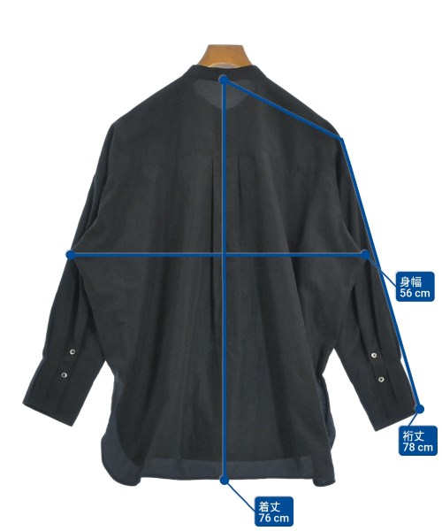 UNTITLED（アンタイトル）カジュアルシャツ 黒 サイズ:2(M位) レディース/2200622417127