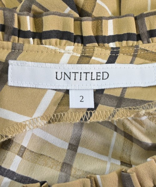 UNTITLED（アンタイトル）ブラウス ベージュ サイズ:2(M位) レディース/2200622417134