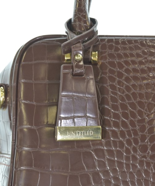 UNTITLED（アンタイトル）ハンドバッグ 茶 サイズ:- レディース/2200622417165