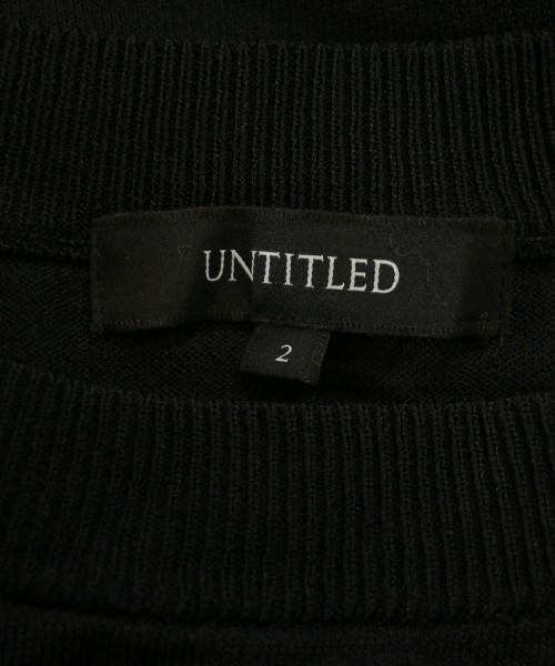 UNTITLED（アンタイトル）ニット・セーター 黒 サイズ:2(M位) レディース/2200635363015