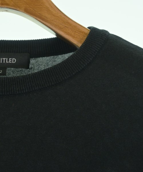 UNTITLED（アンタイトル）ニット・セーター 黒 サイズ:2(M位) レディース/2200635363022