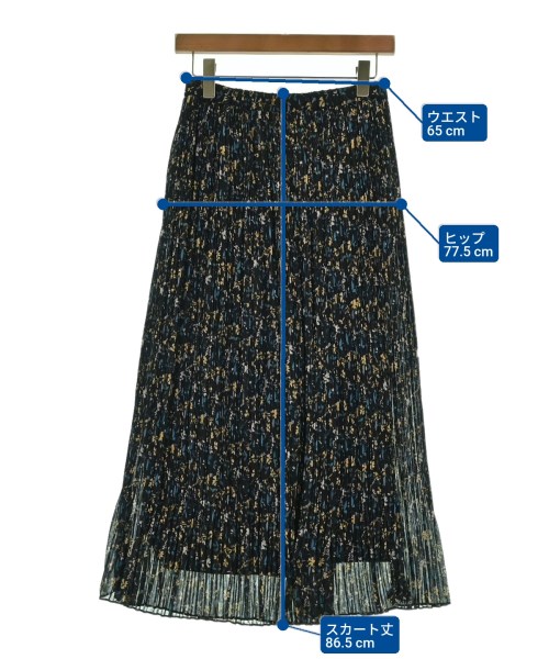 UNTITLED（アンタイトル）ロング・マキシ丈スカート 黒 サイズ:2(M位) レディース/2200620244183