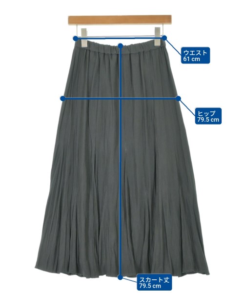UNTITLED（アンタイトル）ロング・マキシ丈スカート グレー サイズ:-(M位) レディース/2200620244213