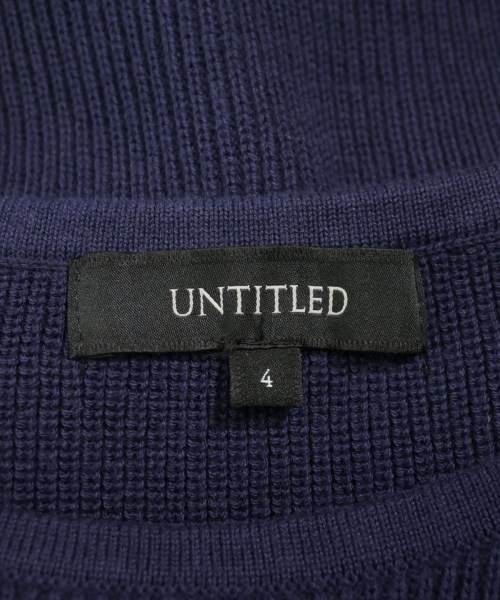 UNTITLED（アンタイトル）ニット・セーター 紺 サイズ:4(XL位) レディース/2200620244305