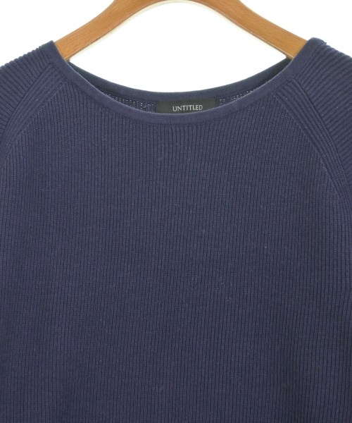 UNTITLED（アンタイトル）ニット・セーター 紺 サイズ:4(XL位) レディース/2200620244305