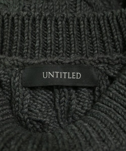 UNTITLED（アンタイトル）ニット・セーター グレー サイズ:F レディース/2200620244374