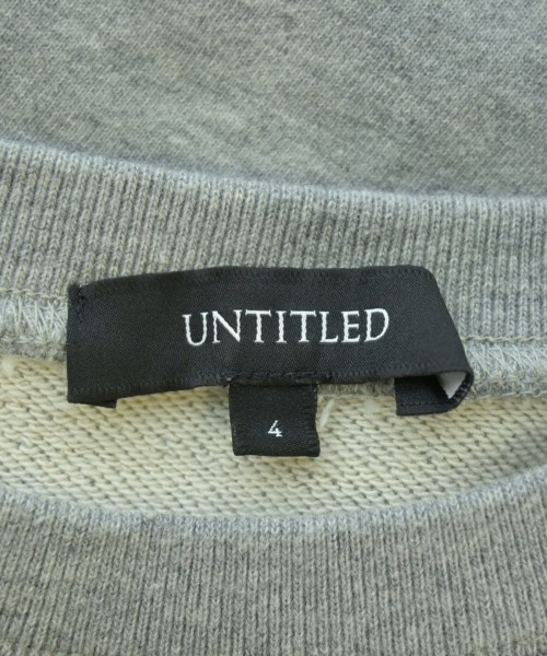 UNTITLED（アンタイトル）スウェット グレー サイズ:4(XL位) レディース/2200620244398