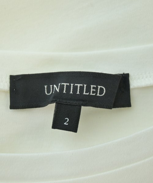 UNTITLED（アンタイトル）Tシャツ・カットソー 白 サイズ:2(M位) レディース/2200620244466