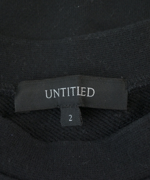 UNTITLED（アンタイトル）スウェット 黒 サイズ:2(M位) レディース/2200622754116