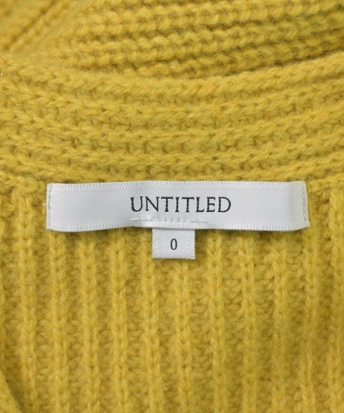 UNTITLED（アンタイトル）ニット・セーター 黄 サイズ:0(XS位) レディース/2200623057032