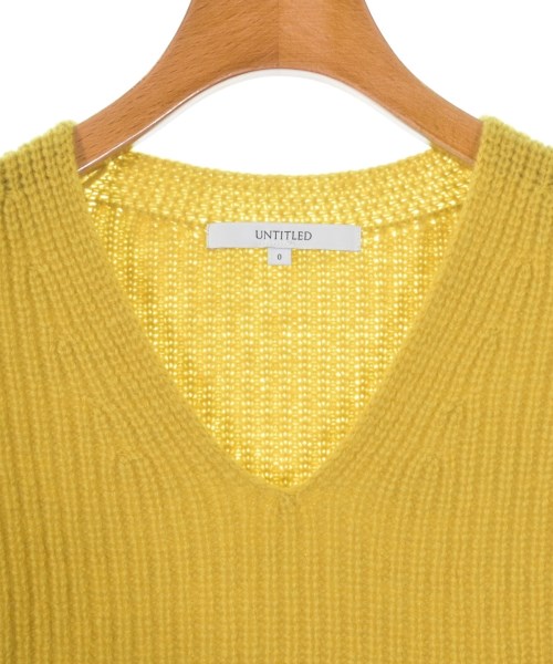 UNTITLED（アンタイトル）ニット・セーター 黄 サイズ:0(XS位) レディース/2200623057032
