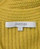 UNTITLED（アンタイトル）ニット・セーター 黄 サイズ:0(XS位) レディース/2200623057032