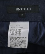 UNTITLED（アンタイトル）スラックス 紺 サイズ:2(M位) レディース/2200624960027